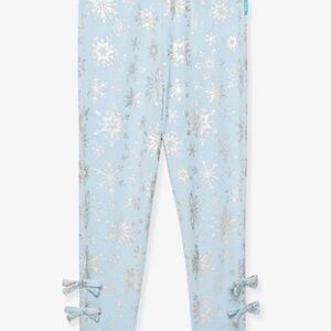 Posh Peanut PP Disney Frozen Elsa Snowflake Limited Edition Bow Leggings 18-24M